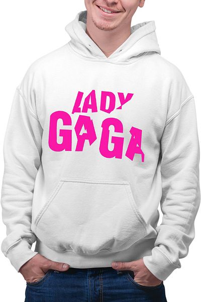 OEM Men's Hoodie Lady Gaga Logo Popular Musician Style