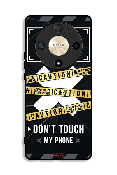Tolwak Honor X9b Protective Case Cover Caution Never Touch My Phone