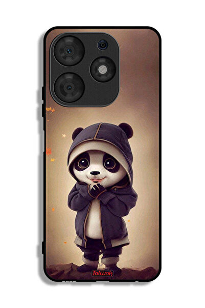 Tolwak Tecno Spark 10 Pro Protective Case Cover Cute Little Panda