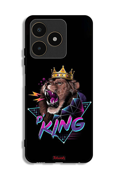 Tolwak غطاء حماية Realme C53 برسومات الأسد الملك