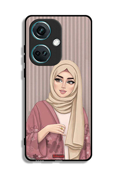Tolwak غطاء حماية لهاتف OnePlus Nord CE3 برسومات فتاة محجبة