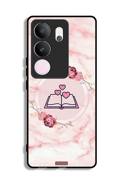 Tolwak vivo V29 Pro Protective Case Cover Three Hearts On Book Artwork
