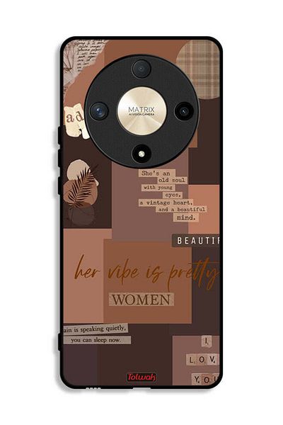 Tolwak Honor X9b Protective Case Cover Adventurer Women