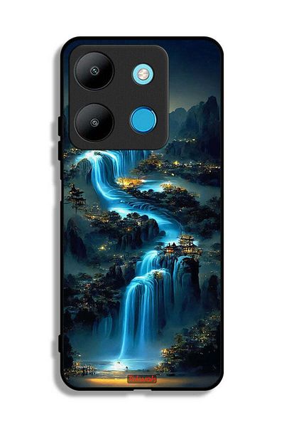 Tolwak Infinix Smart 7 Protective Case Cover Waterfall Art