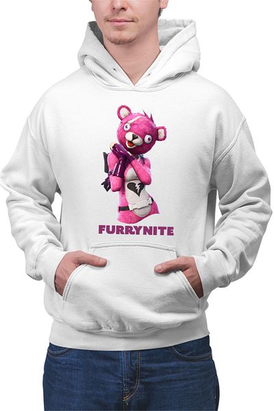 OEM Hanorac Barbati Fortnite Bunny Furry Fluffy Easter Event