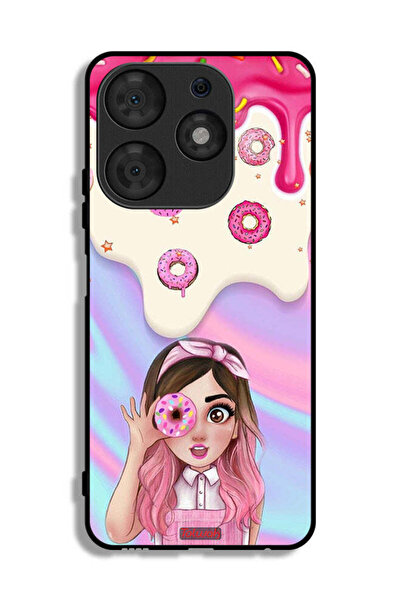 Tolwak Tecno Spark 10 Pro Protective Case Cover Holding Donut