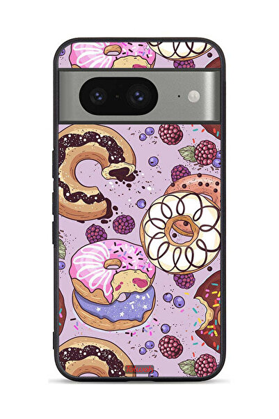 Tolwak غطاء حماية لهاتف Google Pixel 8 بتصميم فن الدونات