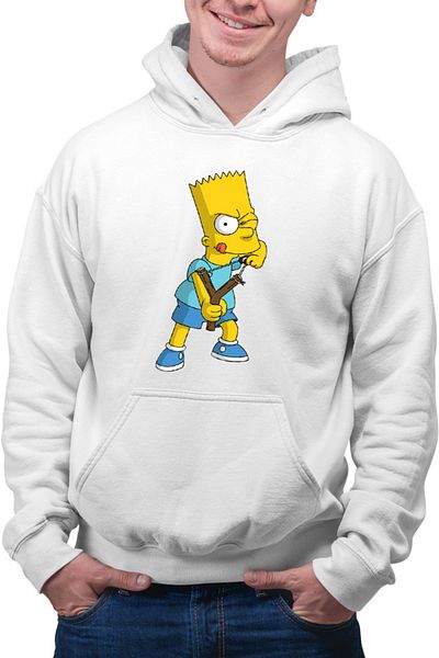 OEM Men's Hoodie The Simpsons Game Matt Groening Sitcom American