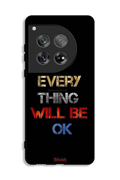 Tolwak OnePlus 12 Protective Case Cover Everything Will Be Ok
