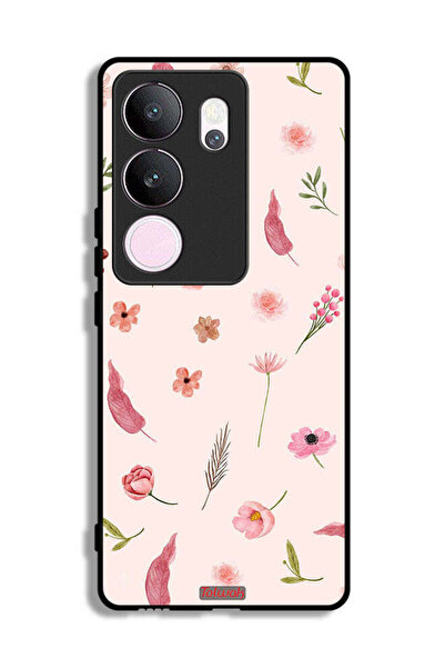 Tolwak غطاء حماية لهاتف فيفو V29 برو بنقشة أوراق وورود