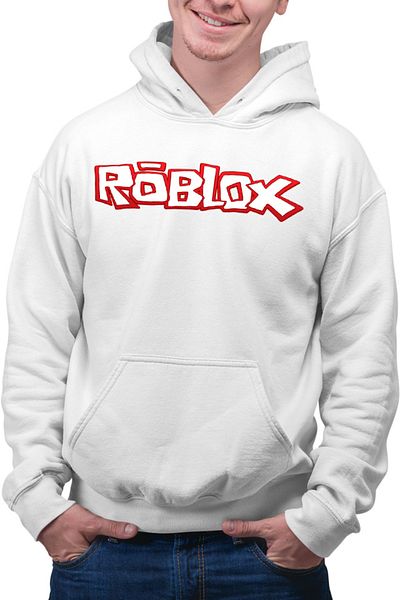 OEM Men's Hoodie Roblox Logo Open World Multiplayer