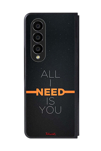 Tolwak غطاء حماية لهاتف Samsung Galaxy Z Fold 4 كل ما أحتاجه هو أنت