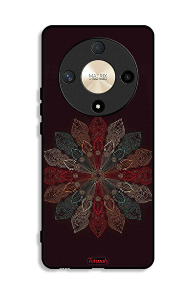 Tolwak Honor X9b Protective Case Cover Mandala Flower Art