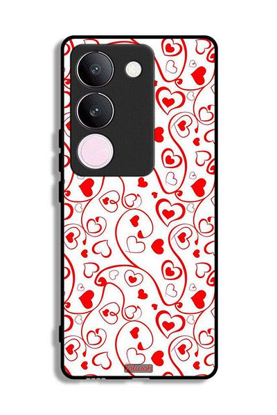 Tolwak vivo V29 Protective Case Cover Hearts Pattern