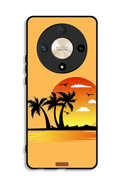 Tolwak Honor X9b Protective Case Cover Drawing Abstract Design