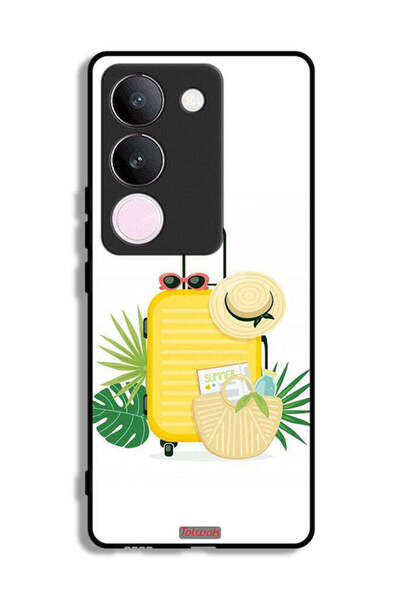 Tolwak غطاء حماية لهاتف Vivo S17 بفن رقمي صيفي