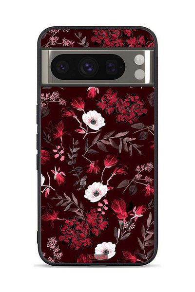 Tolwak Google Pixel 8 Pro Protective Case Cover Small Flowers And Tropical Leaves