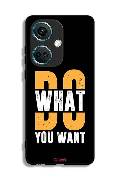 Tolwak OnePlus Nord CE3 Protective Case Cover Do What You Want