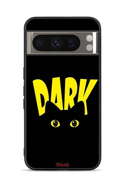 Tolwak Google Pixel 8 Pro Protective Case Cover Dark Cat