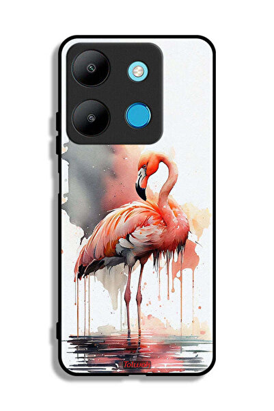 Tolwak غطاء حماية لهاتف إنفينيكس سمارت 7 برسومات ألوان مائية استوائية