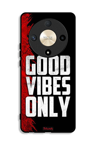 Tolwak Honor X9b Protective Case Cover Good Vibes Only