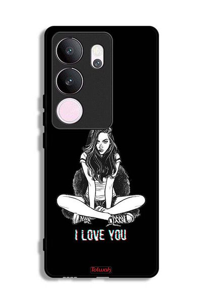 Tolwak vivo V29 Pro Protective Case Cover I Love You Art