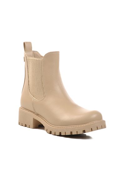 AYK'S Beige Women's Boots 23009 Z