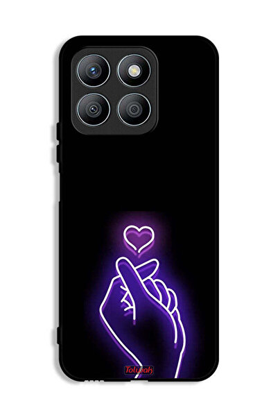 Tolwak غطاء حماية لهاتف Honor X8b - قلب صغير قابل للطي