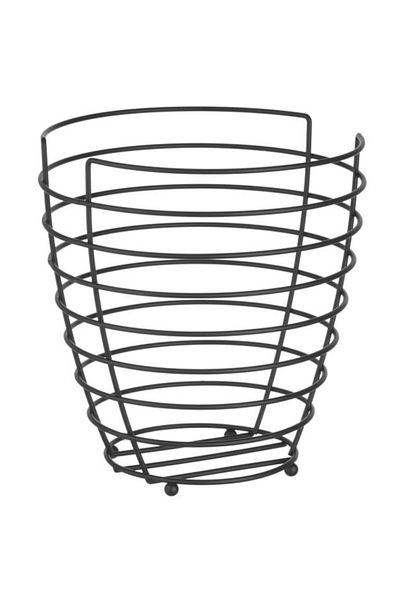 HENDI Coșuleț pentru fructe din sârmă, negru cu strat mat, diametru 230 mm - 427187