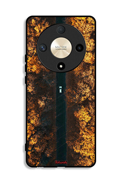 Tolwak Honor X9b Protective Case Cover Road In Autumn Trees
