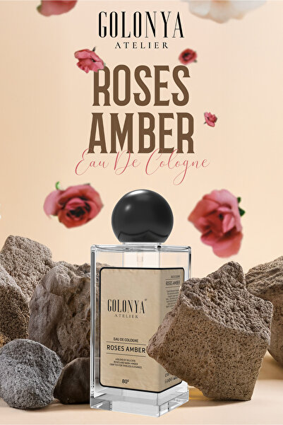 GOLONYA ATELİER Roses Amber Niche Seri Parfüm Kolonya 100 ml 80°