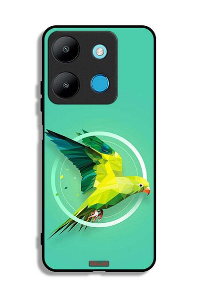Tolwak Infinix Smart 7 Protective Case Cover Parrot Abstract Art