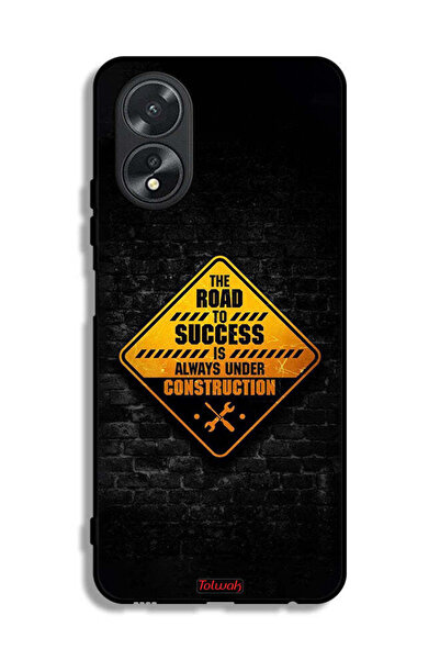 Tolwak جراب حماية Oppo A38 الطريق إلى النجاح دائمًا قيد الإنشاء
