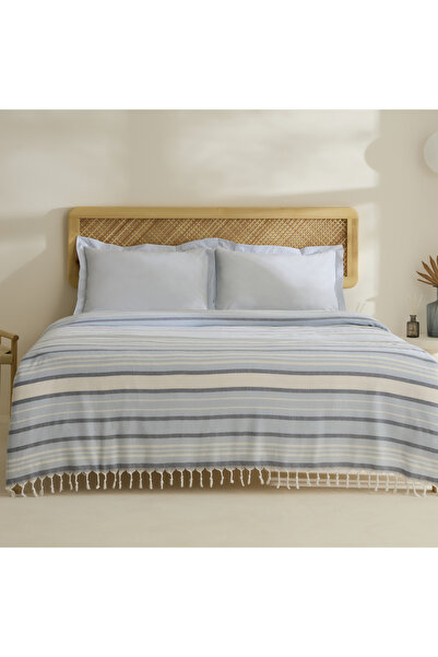 Karaca Home Lynora Double Peshtemal Pique Set Blue