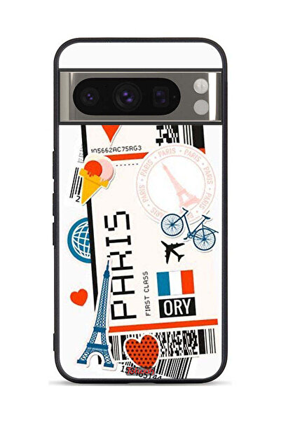 Tolwak غطاء حماية لجهاز Google Pixel 8 Pro - ملصق باريس