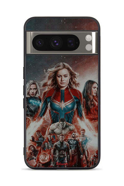 Tolwak غطاء حماية لجهاز جوجل بيكسل 8 برو بتصميم أفينجرز