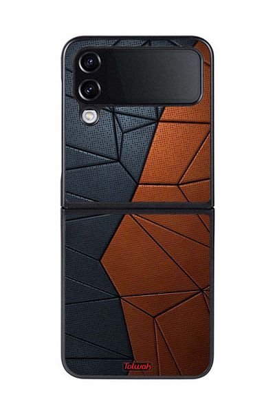Tolwak Samsung Galaxy Z Flip 4 Protective Case Cover Pattern