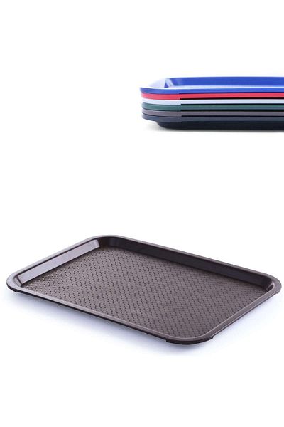 HENDI Taca z polipropylenu Fast Food 35x45cm - brązowa