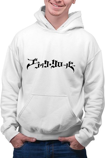 OEM Men's Hoodie Black Clover Logo Adventure Shounen Otaku Anime