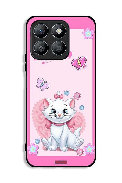 Tolwak Honor X8b Protective Case Cover Cute Lady Cat