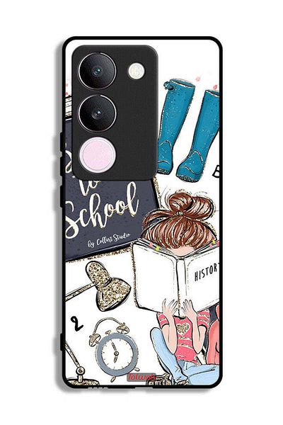Tolwak vivo V29 Protective Case Cover Back To School Girl Reading History