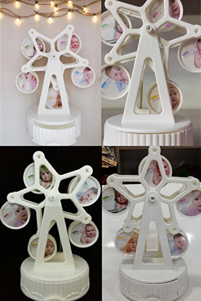 CİYU TİCARET Dönme Dolap Resim Kutusu Çerçeveli Dönme Dolap Şeklinde Müzik Kutusu Hediyelik Dekor