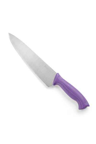 HENDI Nóż kuchenny szefa kuchni HACCP dla alergików 385mm - fioletowy - 842775