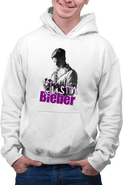 OEM Men's Hoodie Justin Bieber Singer Chain Bonds Capture