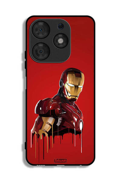 Tolwak غطاء حماية تكنو سبارك 10 برو برسومات الرجل الحديدي