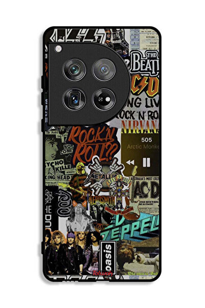 Tolwak غطاء حماية لهاتف OnePlus 12، تحيا موسيقى الروك أند رول