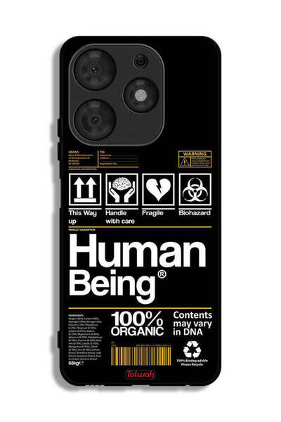 Tolwak Tecno Spark 10 Pro Protective Case Cover Human Being Sticker