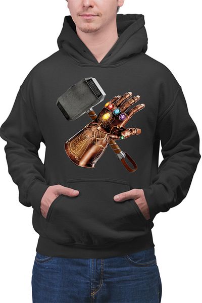 OEM Men's Hoodie Thanos Glove Thor Axe Magic Power