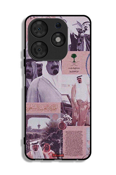 Tolwak Tecno Spark 10 Pro Protective Case Cover King Abdullah Vintage Poster
