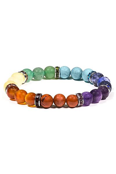 OEM SEMI-PRECIOUS STONES BRACELET | THE 7 CHAKRAS *